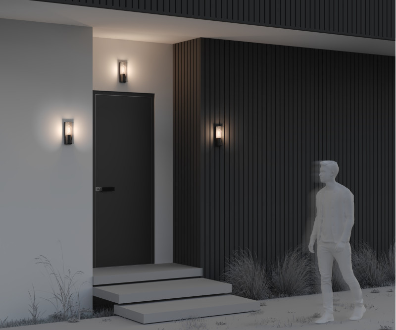 Светильник настенный 25,6*8,6*8,8 см, 1*E27, 15W, Maytoni Conf O450WL-01GF серый