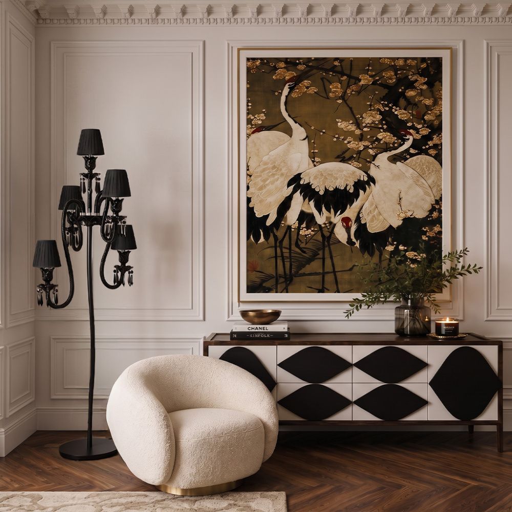 Торшер 175 см, Loft IT Lord 10558F Black, черный