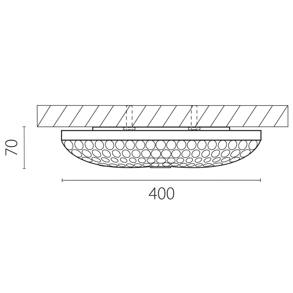 Светильник *40*7 см, *48W, 2700/4200/6400K, Lightstar Arco III 225530, Белый