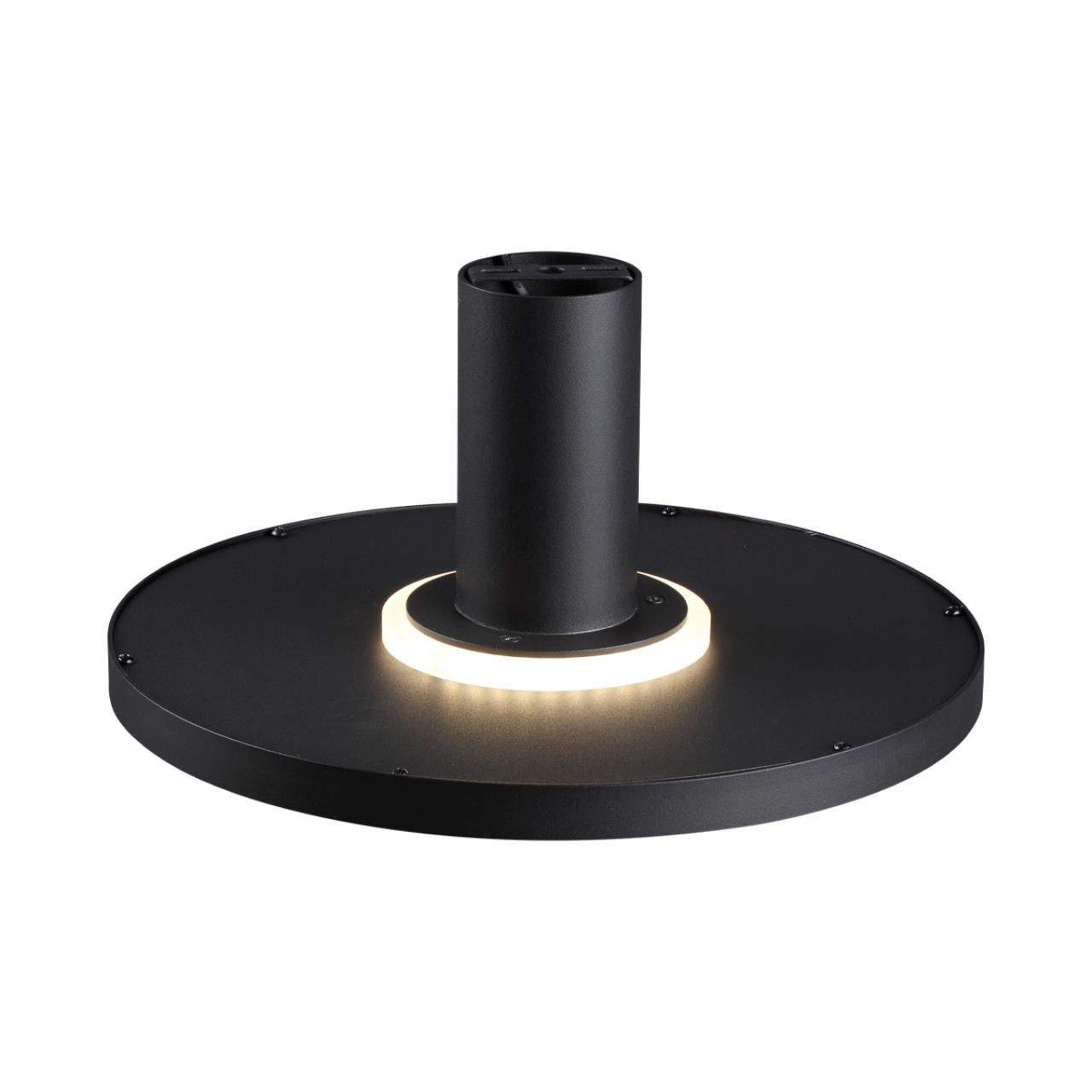 Настенно-потолочный светильник 32*15 см, LED 1*25W, 3000 К, Odeon Light Stoflake 5078/25L, матовый черный/серо-бежевый
