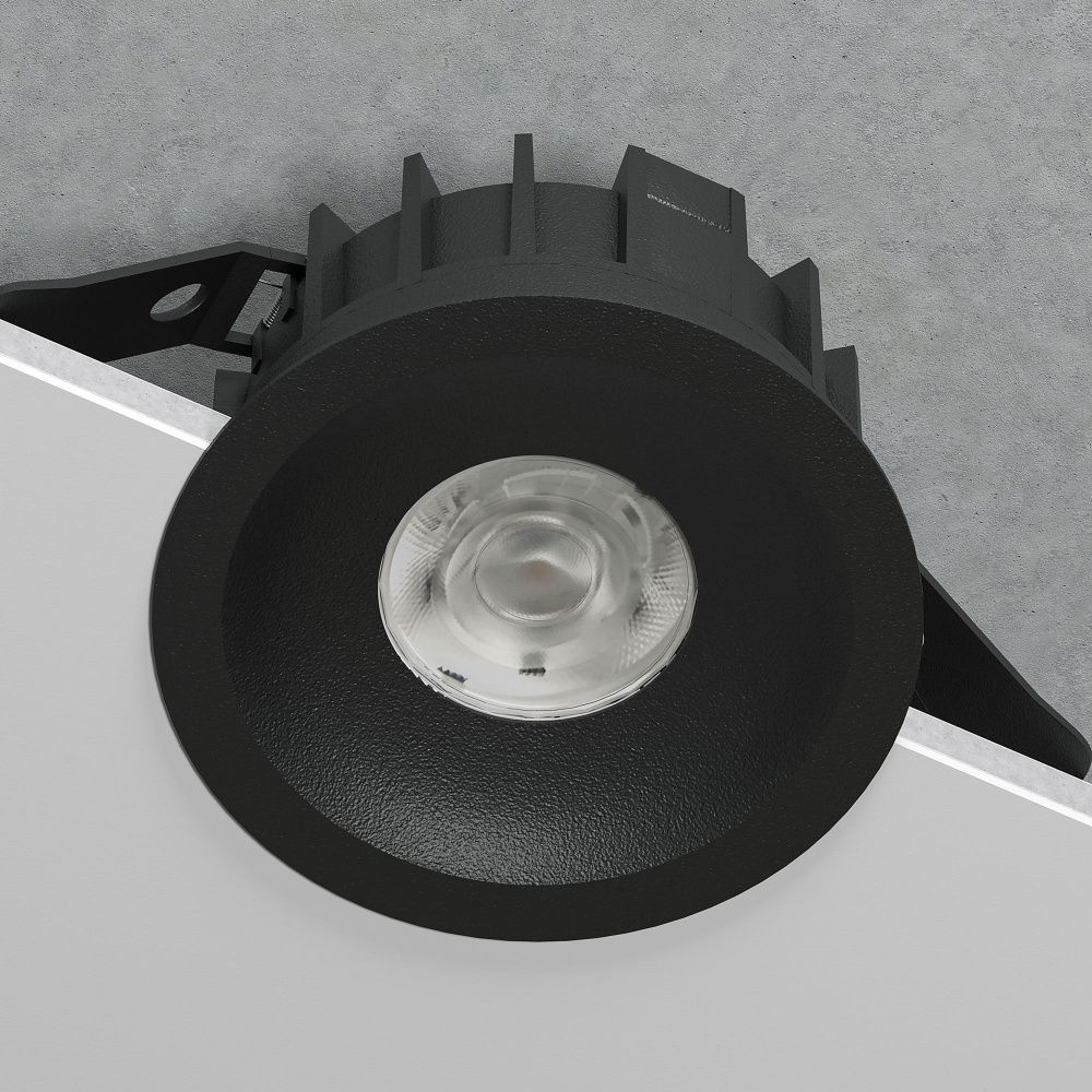 Потолочный акцентный светильник 13*13*5 см, LED, 20W, 4000K, Elektrostandard Combi 25069/LED, черный