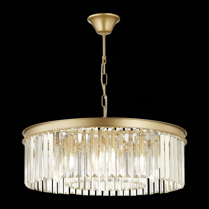 Люстра подвесная 55 см, ST LUCE ERCOLANO SL1624.203.08 шампань
