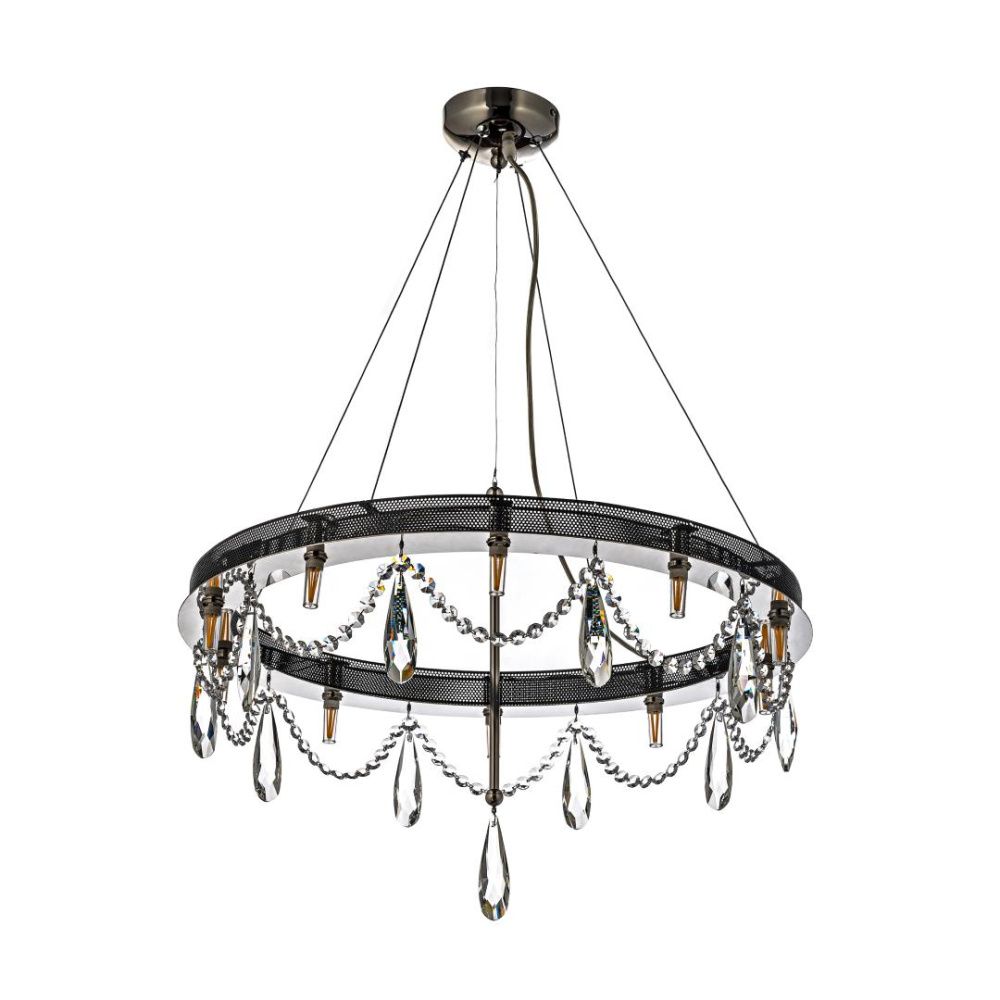 Люстра *60*80 см, 10*G9 *40W, Arti Lampadari Artena Artena H 1.3.60.600 N, Никель