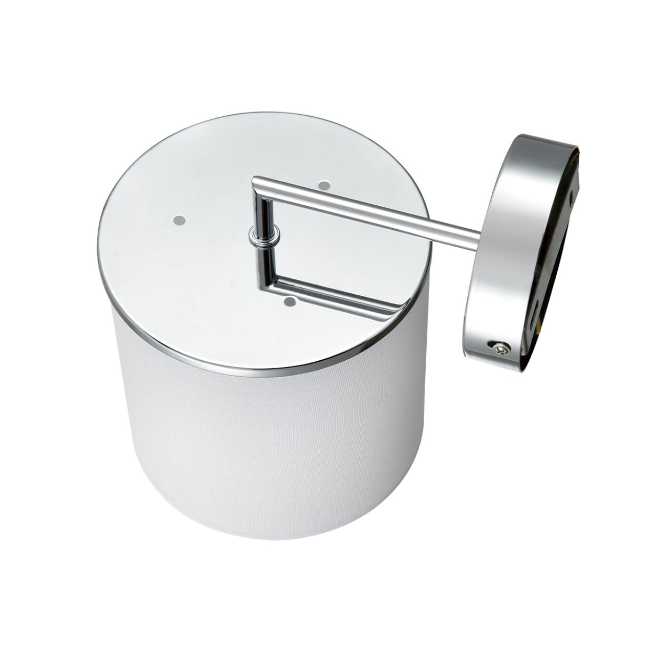 Бра 15*24 см, 1*E14 Lumion SUNTORI 6591/1W хром, белый