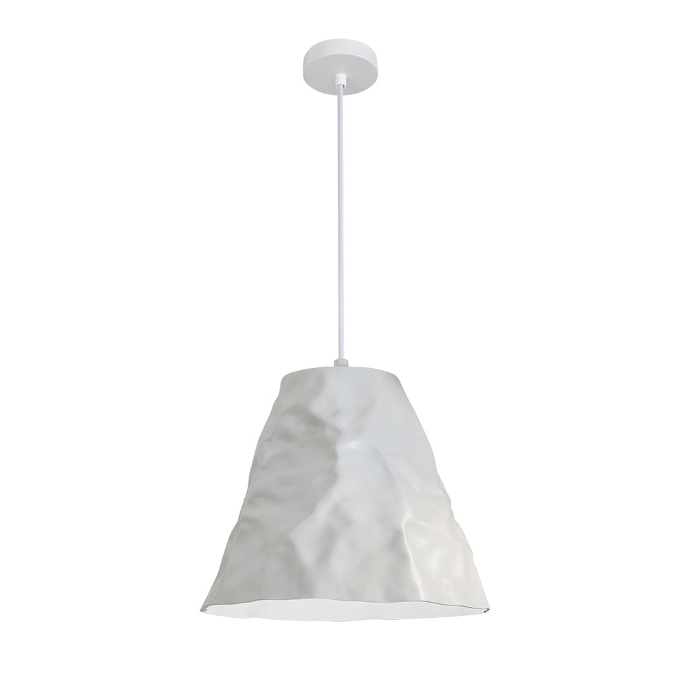 Подвесной светильник 25*25 см, 1*E27, 60W, Divinare Piramide 5098/33 SP-1, Белый