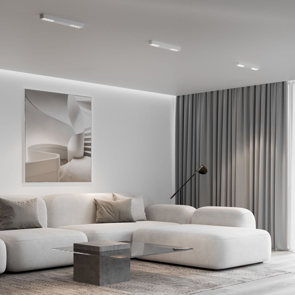 Светильник 43*6*3 см, LED, 16W, 4000K, Elektrostandard Tend 25115/LED, белый