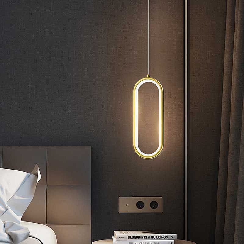 Светильник подвесной *46-200 см, 1*LED*19W, 3000K, Lightera Mondsee LE137L-33G, золотой
