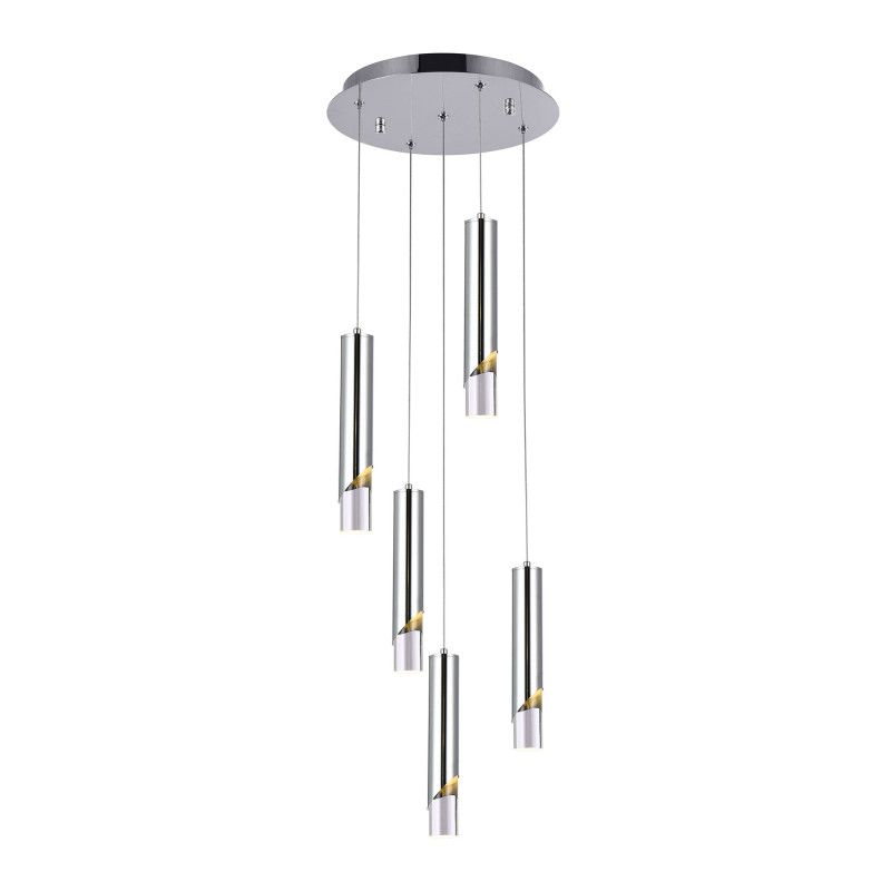 Подвесной светильник 31*31*100 см, LED 25W, 4000K, Хром MODELUX ML.3317.5