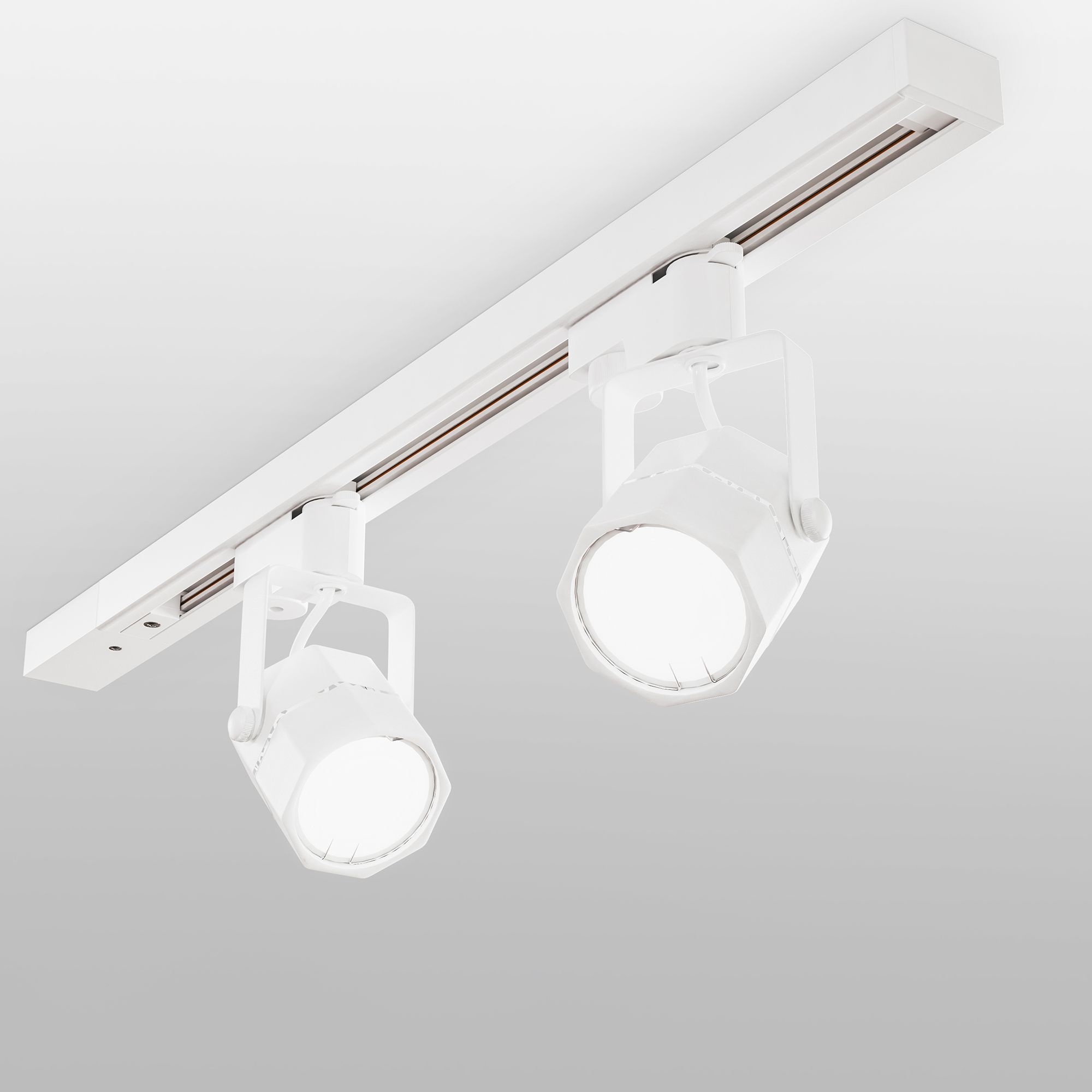 Трековый светильник для однофазного шинопровода Robi GU10 Белый MRL 1004 Elektrostandard