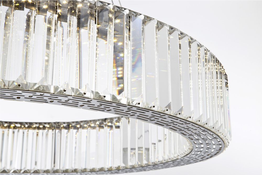 Люстра 60*60*35-120 см, *LED*40W, 4000K, Modestyle  MS.3710.600 CH, Хром