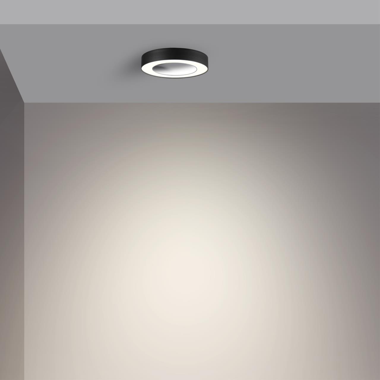 Светильник накладной светодиодный 15,5*15,5* см, LED 18W*3000 К, Novotech Over Mirror, черный, 359277