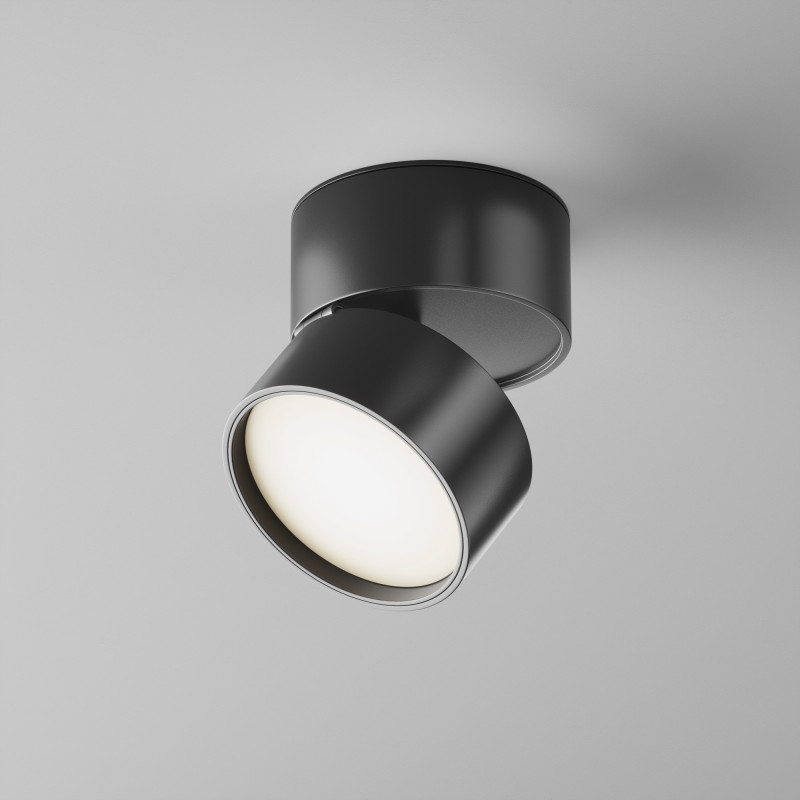 Светильник 9*9 см, LED 12W, 4000K Maytoni Onda C024CL-L12B4K, черный