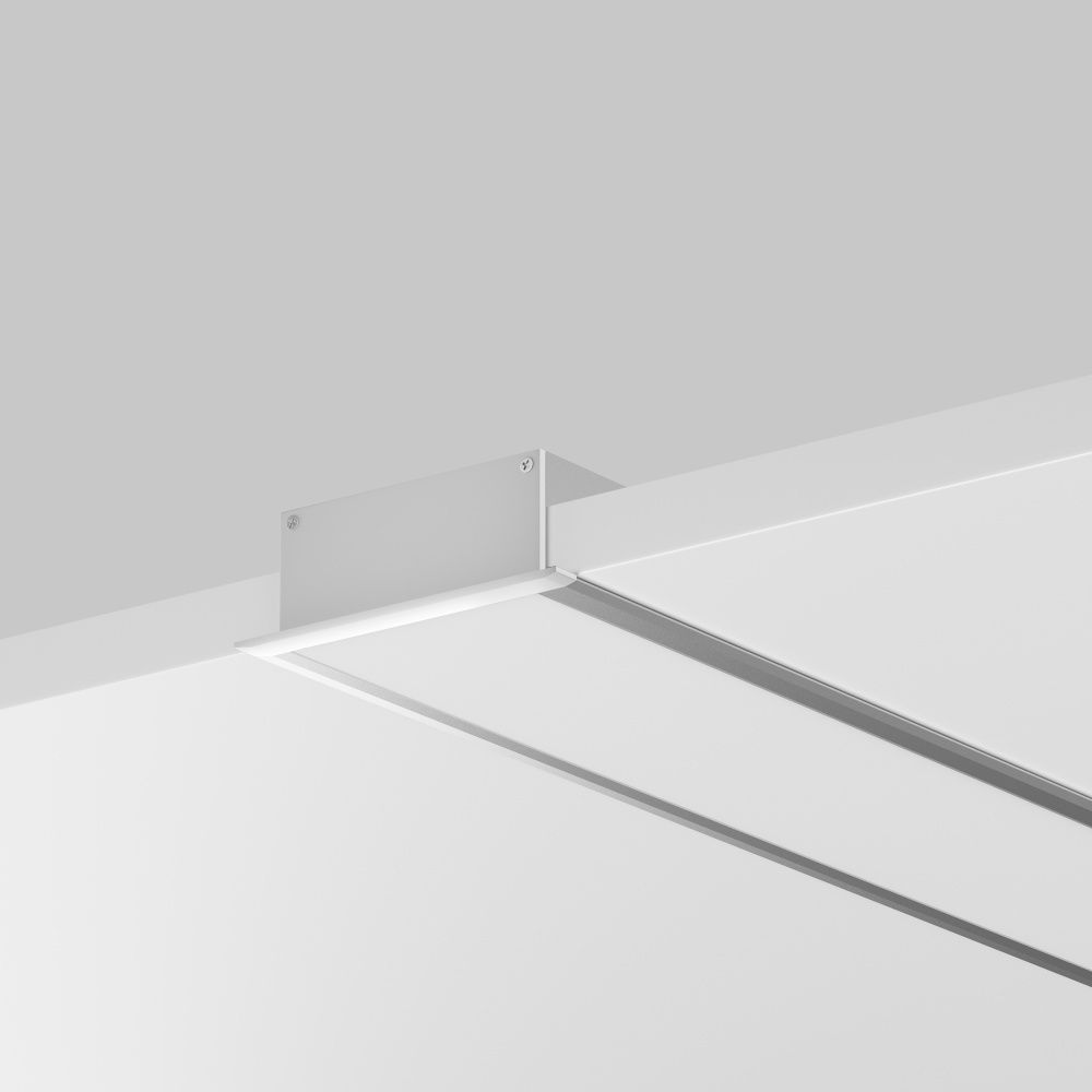 Комплект заглушек (для профиля ALM-8832-S-2M) 2 шт. 642005 Maytoni Led Strip Встраиваемый с накладным фланцем профиль Белый