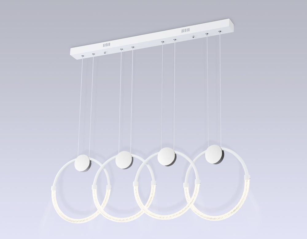Светильник подвесной 94*2*31,5*120 см, LED 45W, 4200К, белый, хром Ambrella Comfort Line FL10598