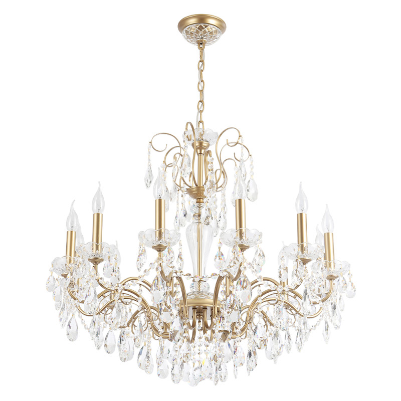 Люстра 88*76 см, 12*E14*60W Золото Crystal Lux MONTANA SP12