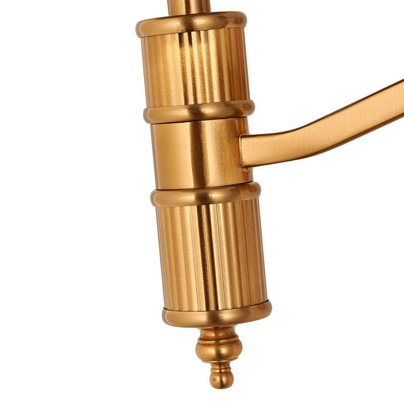 Бра Favourite Flagship 2933-2W, D190*W400*H315, античной латуни, плафоны из черной атласной ткани