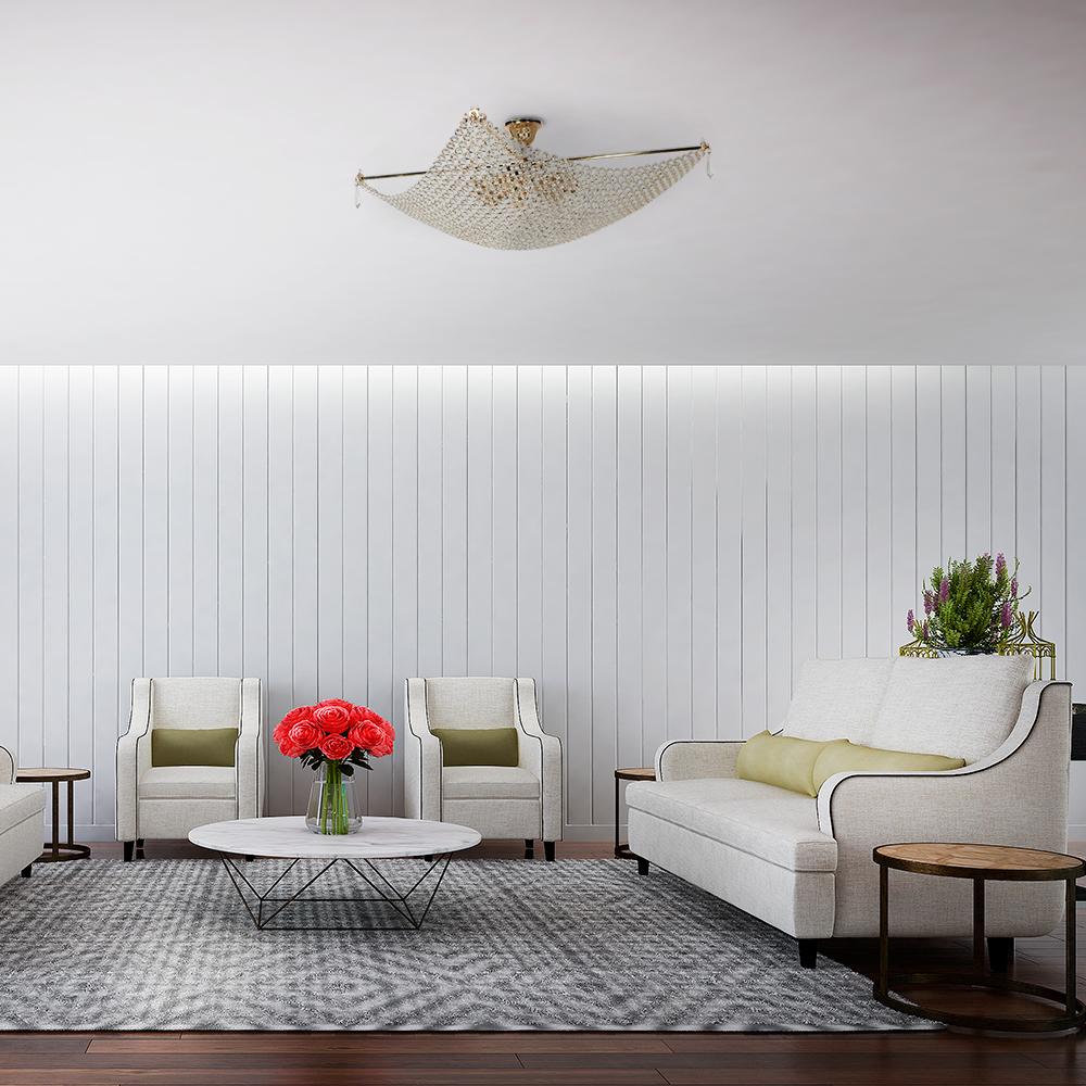 Светильник *85*32 см, 8*E27*60W, Arti Lampadari Roma Gold Roma E 1.3.80.501 G, Золото