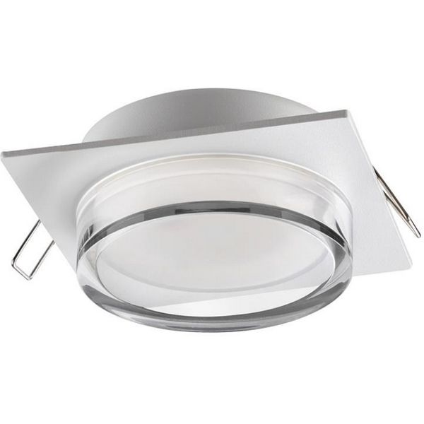 Светильник встраиваемый 10,5 см, GX53, Novotech Gem 371027, белый