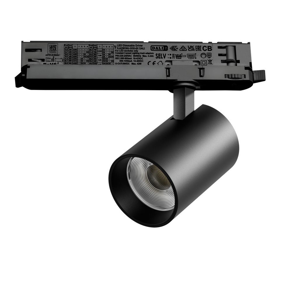 Светильник Quattro DALI *8*10,8 см, *30W, 4000K, Lightstar Alta Base A5347DALI, Черный