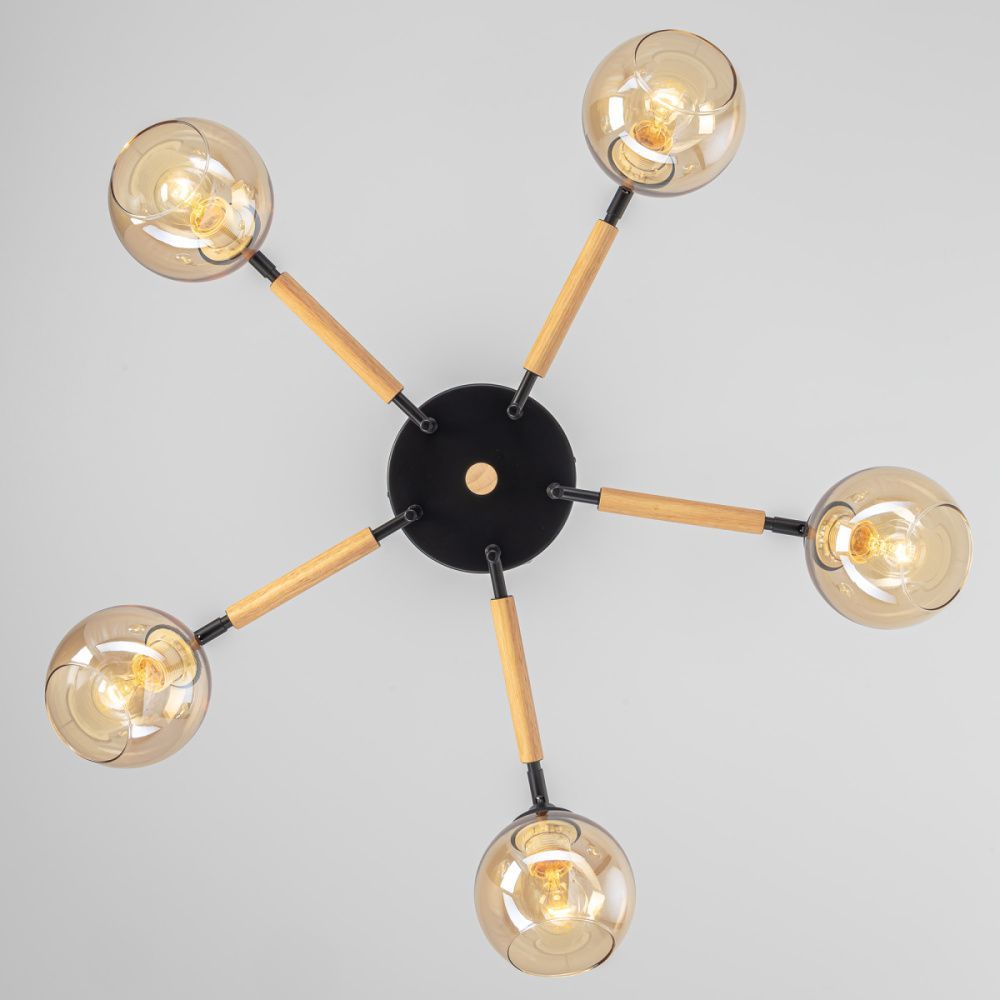 Светильник 76 см, Citilux TIKA CL133151, черный-дерево