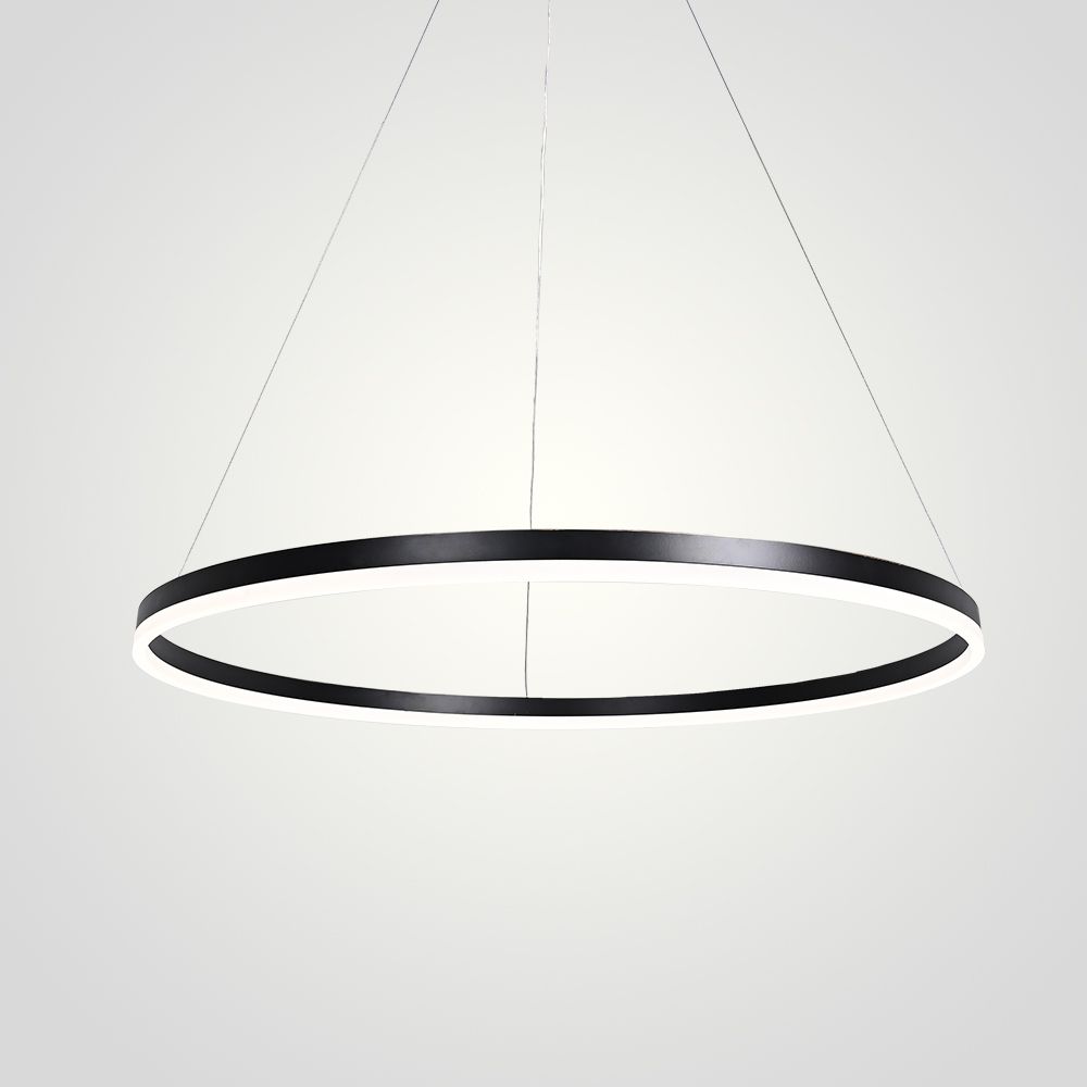 Подвесная люстра CRUISE ONE LUX D80 80*80*150 см, 1*LED*40W, 3000, 4000, 5000K, ImperiumLoft cruise-one-lux01, Чёрный
