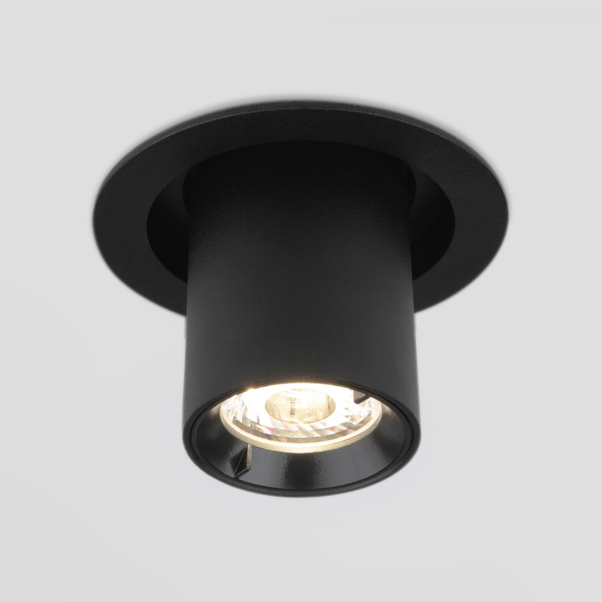 Встраиваемый точечный светодиодный светильник 9917 LED 10W 4200K черный матовый Elektrostandard