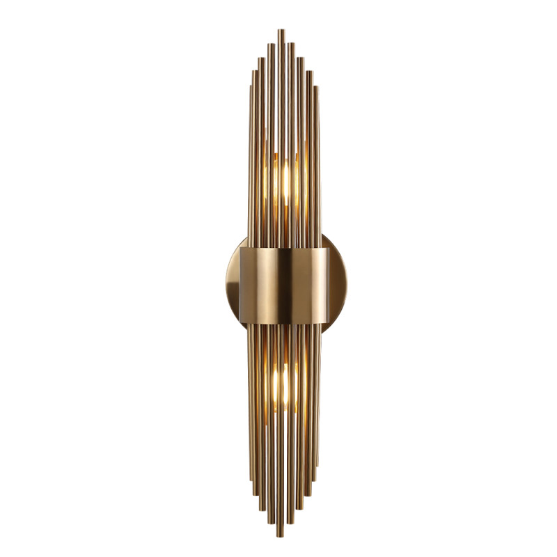 Бра Crystal Lux RUDOLFO AP2 BRASS Латунь