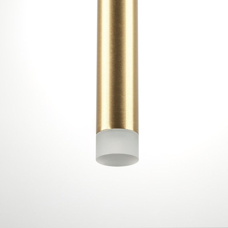 Подвесной светильник *2*90-170 см, *LED*5W, 3000K, Lightstar Tubo LT7474331, золотой