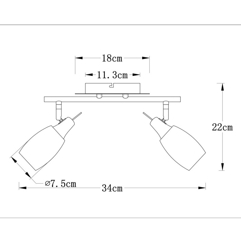 Спот A4590AP-2SS Arte Lamp, серебро матовое