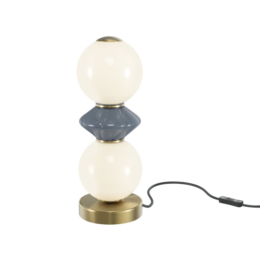 Настольный светильник 12*33,5 см, *LED*10W, 3000K, Maytoni Brosche MOD362TL-L10GR3K, Латунь