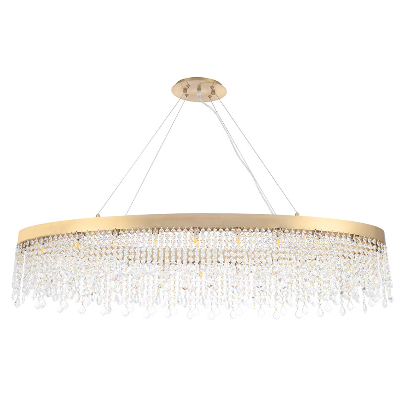 Светильник 120*35 см (овал), Crystal Lux AQUA SP20, латунь