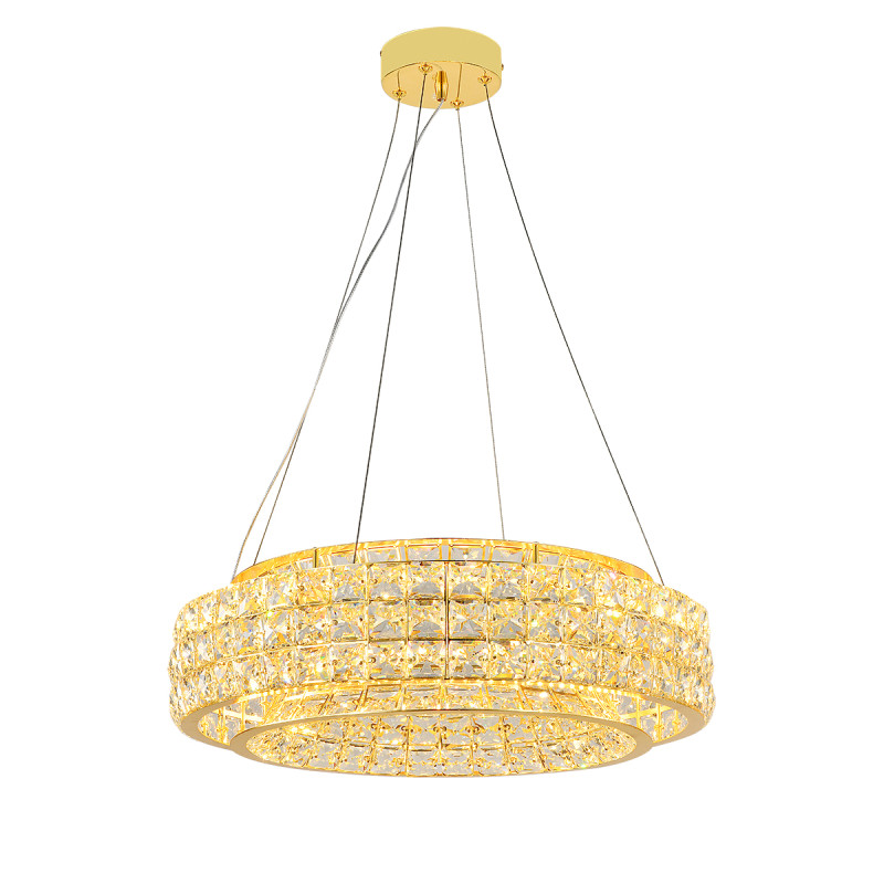 Подвесная люстра 50 см, 103W, 3000-6000K, Indigo Valore 12044/A/1P Gold V000098L, золото, 12044/A/1P Gold