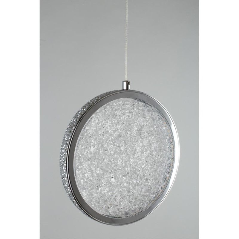 Подвесной светильник 20*50-150 см, 1*LED, 7W, K, Aployt Yulali APL.048.16.07, хром