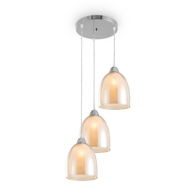 Светильник 37 см, Freya Astery FR5375PL-03CH1, хром