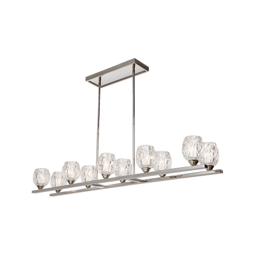Люстра 26*124*17-161 см, G9*3,5W, Natural Concepts Feiss Rubin FE-PAULSON-6P, полированный хром