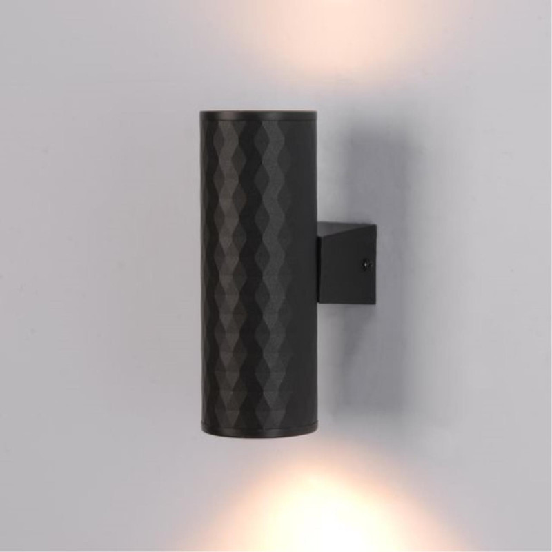 Настенный светильник 10*7*18 cм, 2*GU10*35W Arte Lamp Hyadum A3458AL-2BK черный