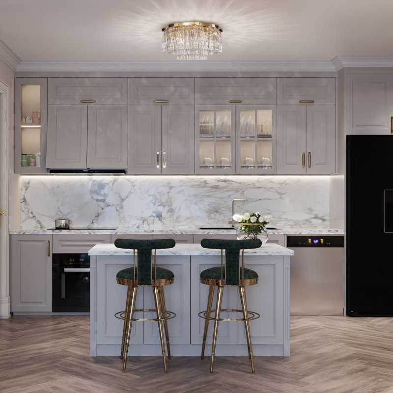 Светильник 45 см, Maytoni Dune DIA005CL-06G, золото