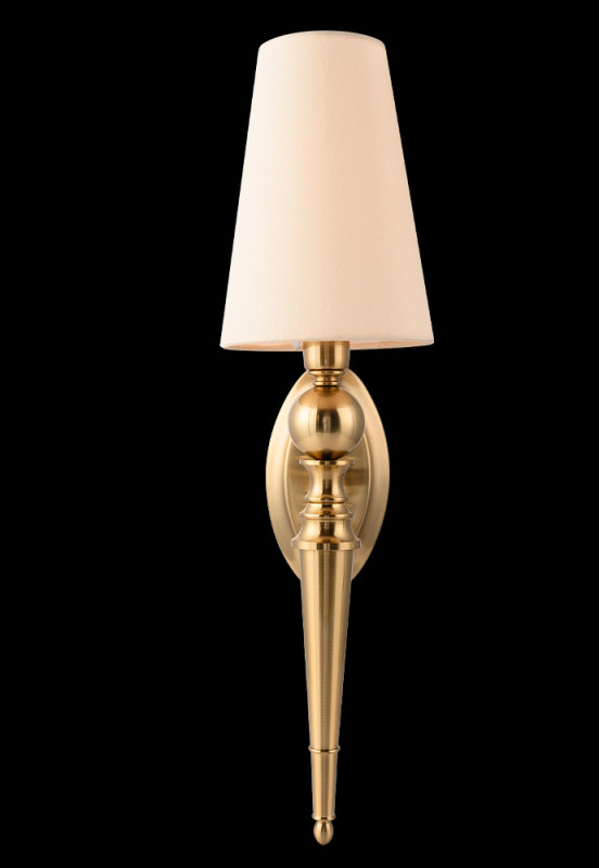 Бра 14 см, Crystal Lux PER AP1 BRASS/BEIGE Золотой