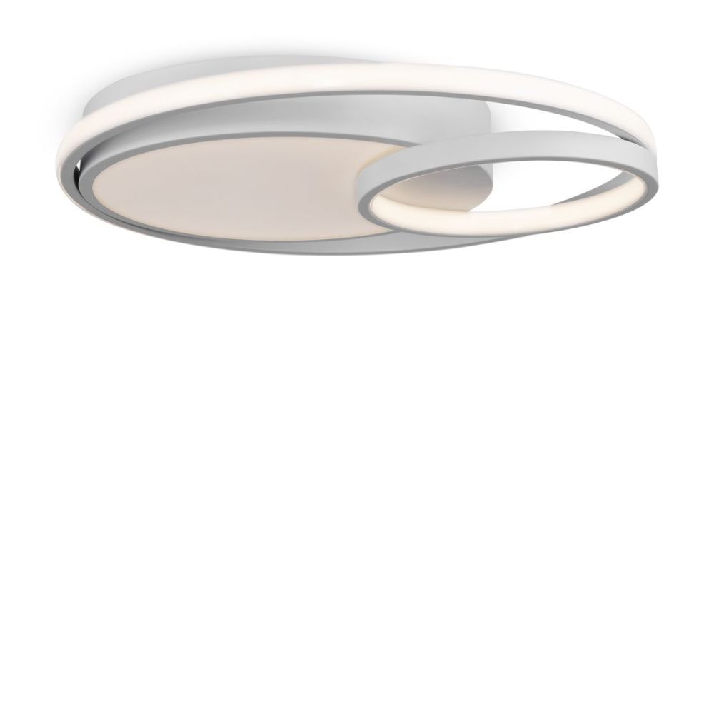 Потолочный светильник 47 см, 80W, 4000K, Freya Nation Market FR10028CL-L80W, белый