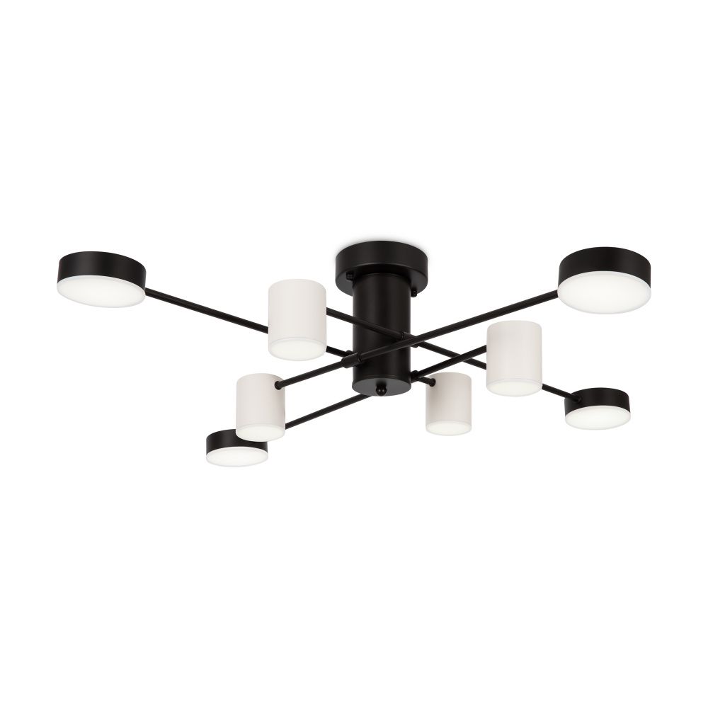 Светильник 92,6*92,4*22-22 см, *LED*40W, Freya  FR6048CL-L8B, Черный