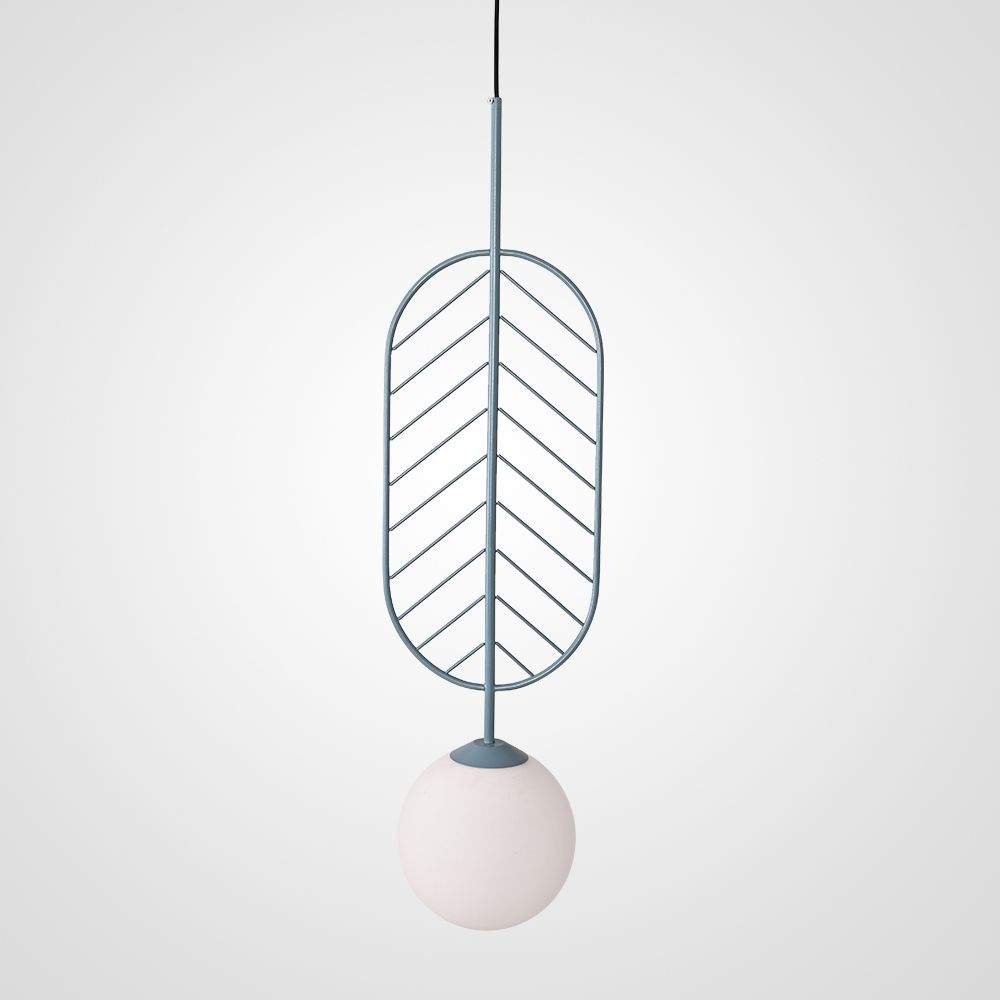 Подвесной светильник LEAF C Голубой 25*25*93 см, 1*E27*60W, ImperiumLoft LEAF01, Голубой