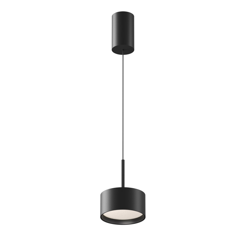 Подвесной светильник 12*12*16,4 см, LED, 12W, 4000К, Maytoni Technical Glare P102PL-12W4K-B черный