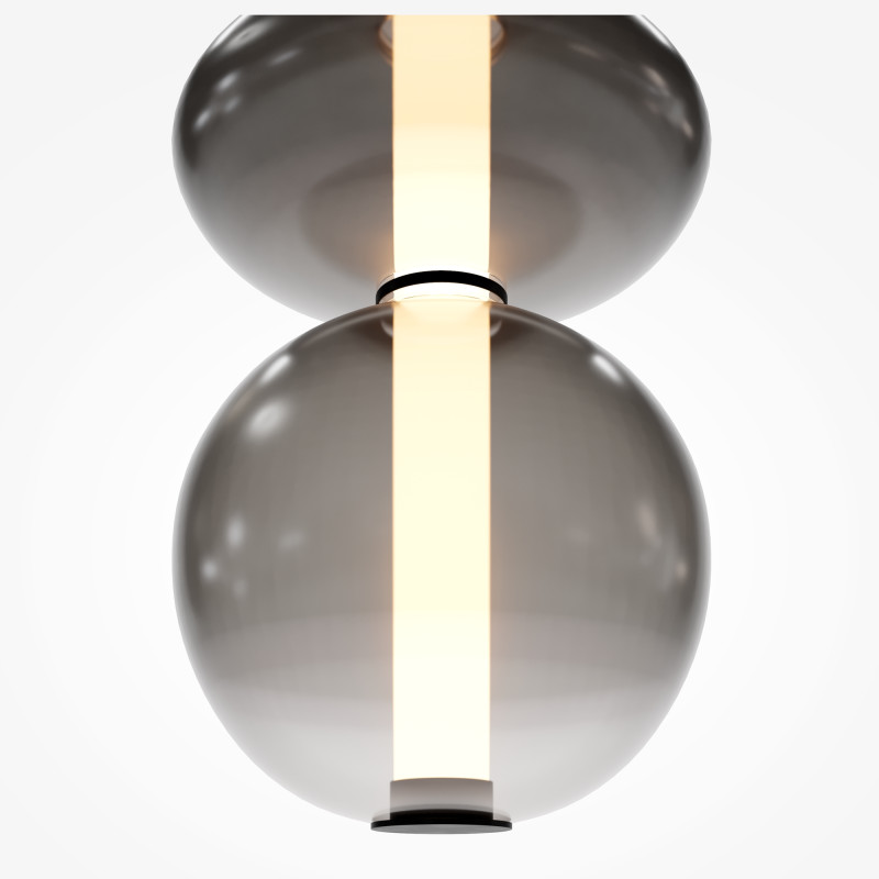 Подвесной светильник 20*20*387 см, LED, 36W, 3000К, Maytoni Futuro MOD307PL-L36B3K черный