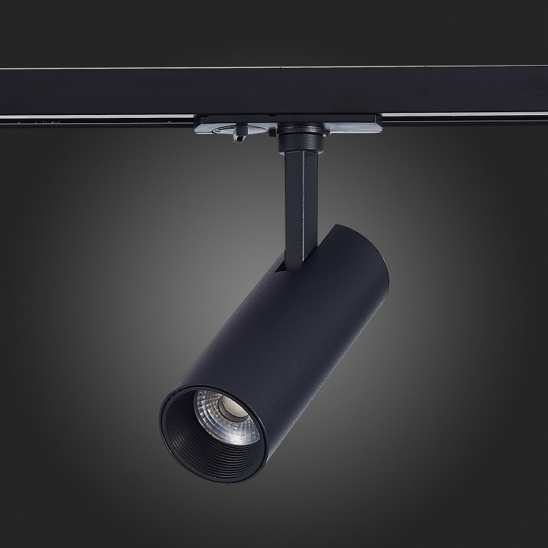 Трековый светильник 14*5 см, 10W, 3000K ST LUCE ST350.436.10.36 Матовый черный
