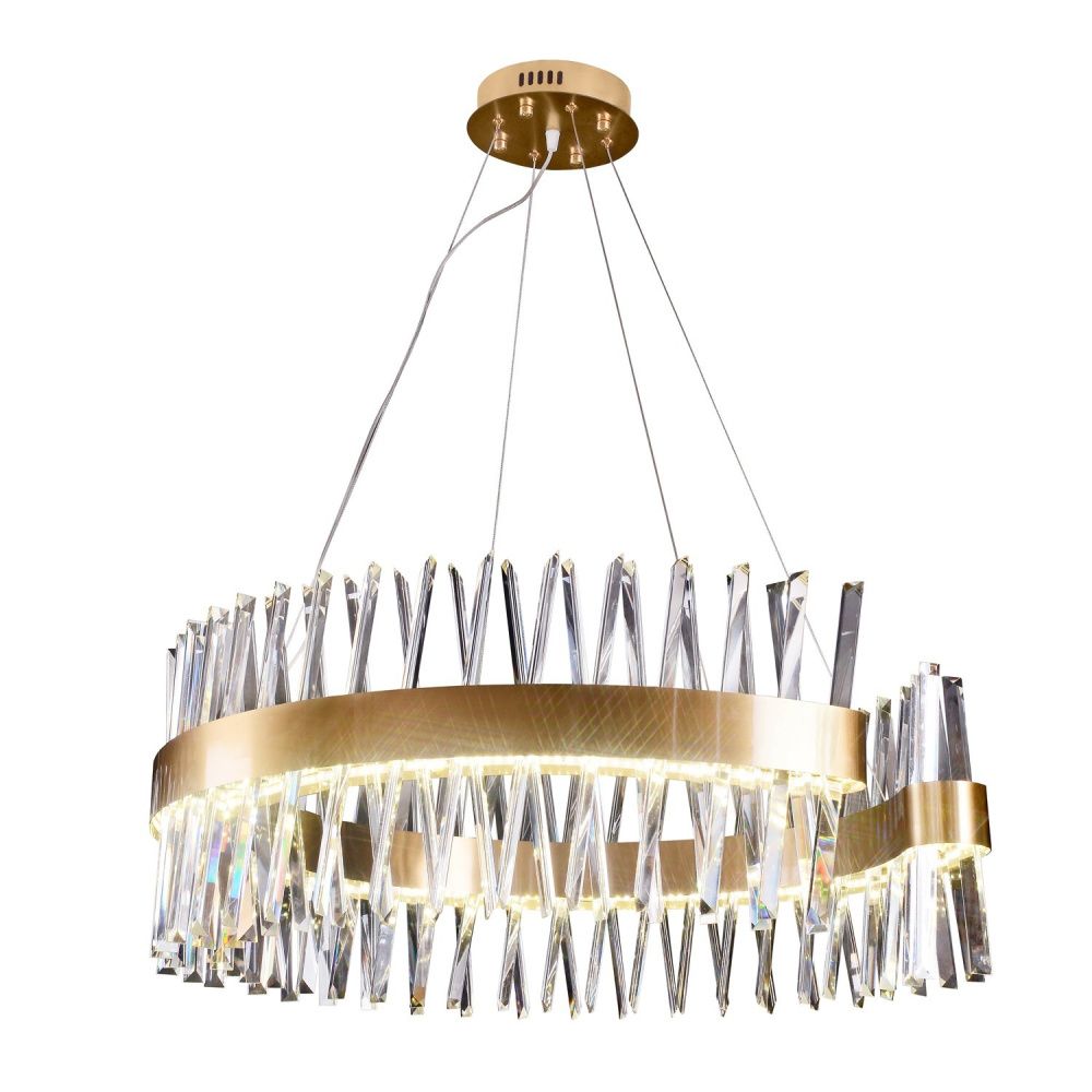 Люстра 80*80*120 см, 1*LED*144W, 4000K Gerhort G21063/80AB, Античная бронза