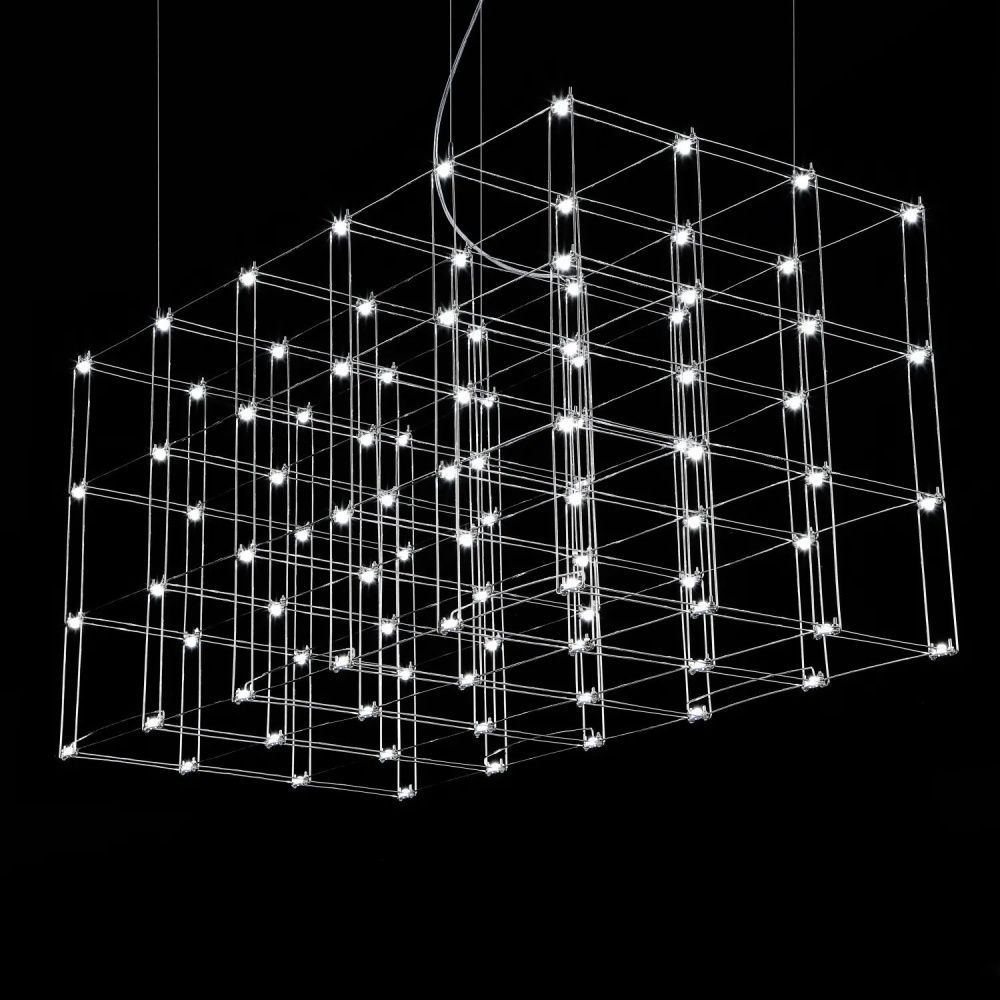 Подвесная люстра Quasar Cosmos Square LED pendant light ImperiumLoft 40,244 (144369-22)