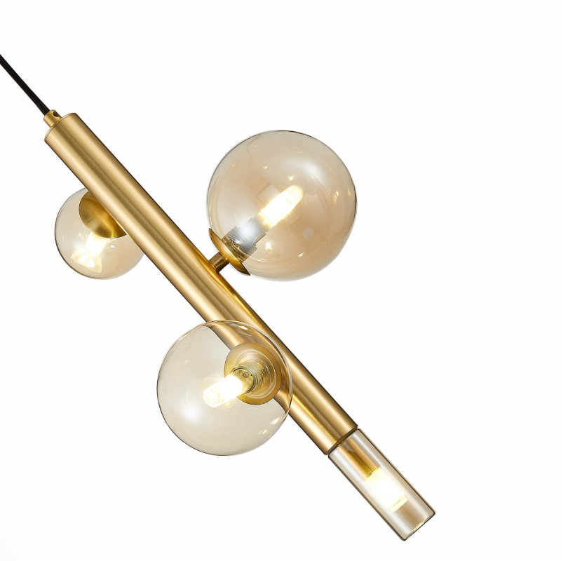 Светильник подвесной 32 см, ST LUCE CIELO SL1509.203.04 Золотистый