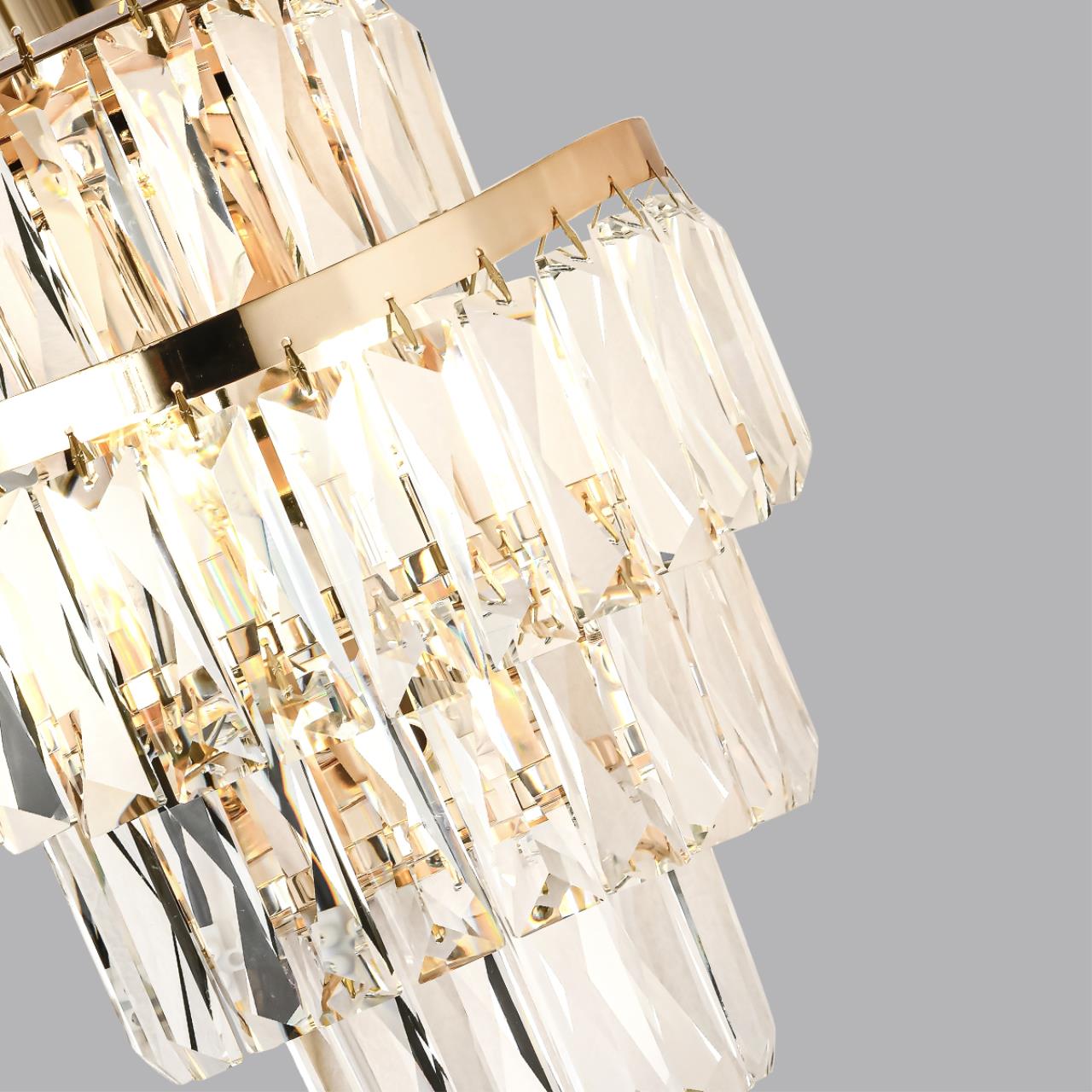 Бра 24*30 см, 2 E14*40W, Odeon Light Wayta, золотой 5073/2W