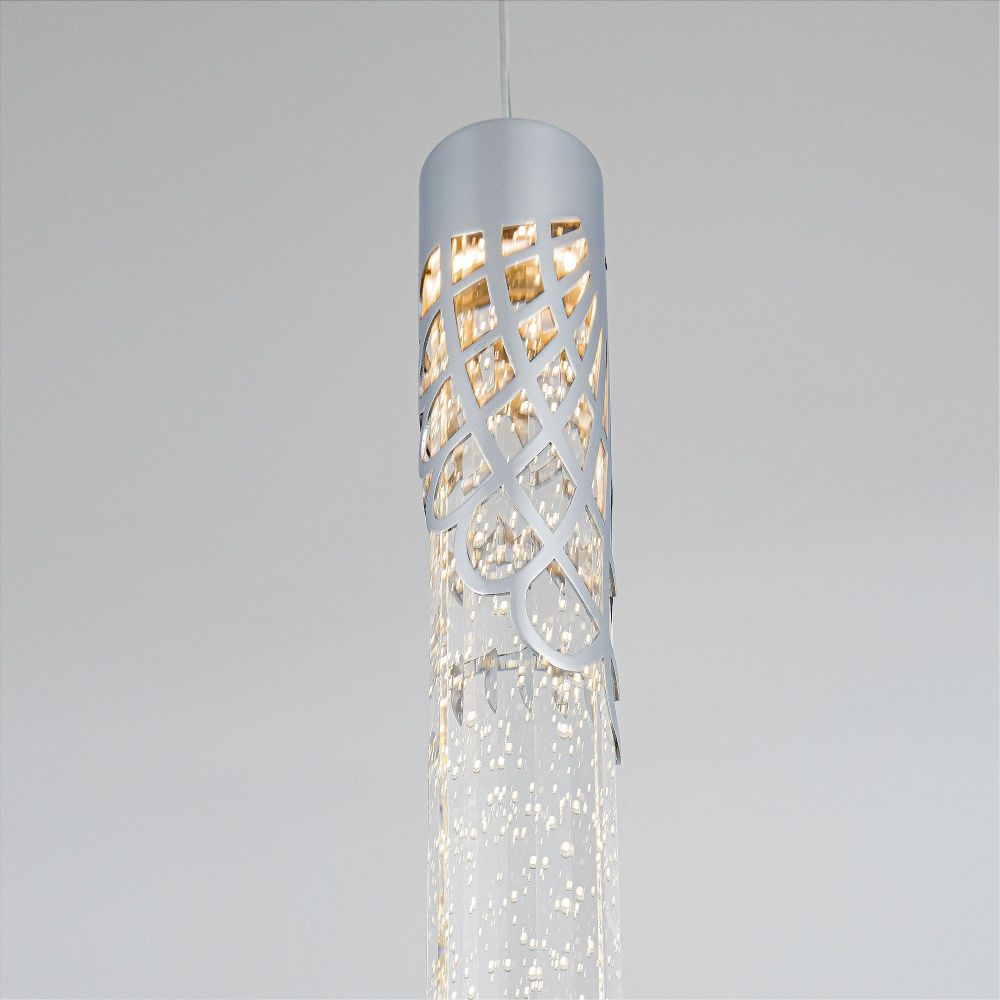 Подвесной светильник 10*10*112 см, LED 5W, 4000K, Хром MODELUX ML.88965.1 CH