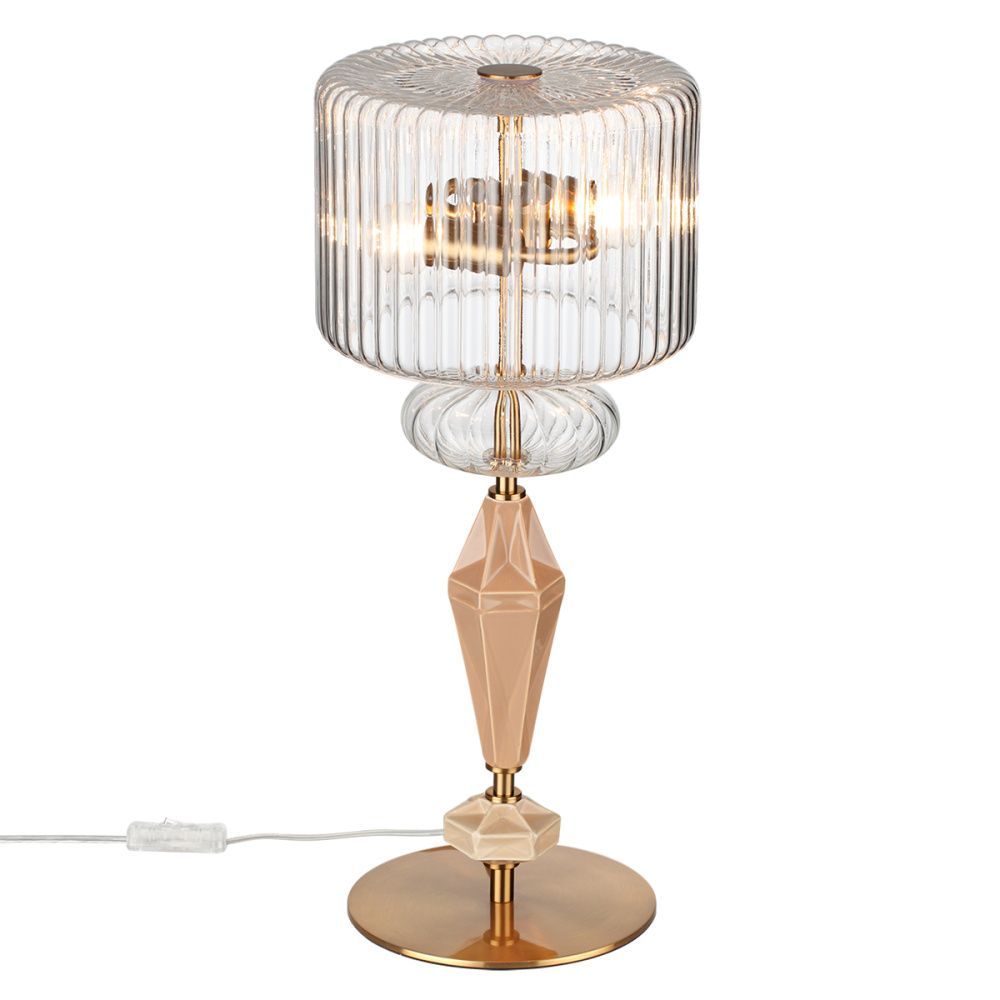 Настольная лампа 53 см, Odeon Light 5414/2T, бронза